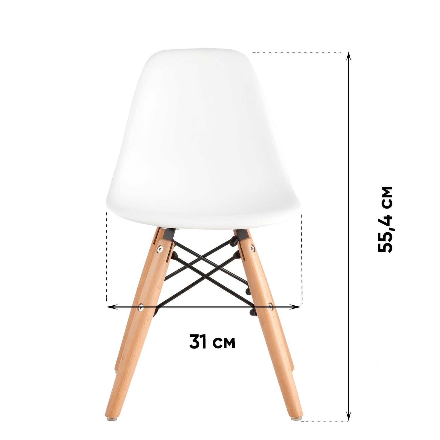 Стул детский Stool Group DSW SMALL голубой - фото 12