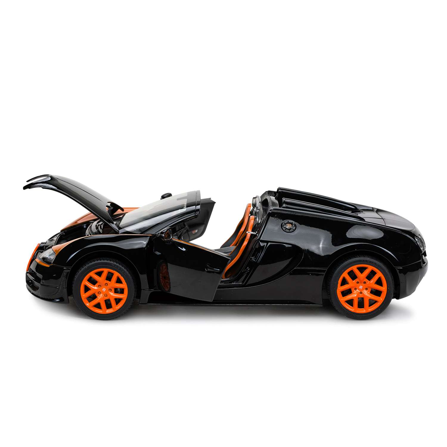 Машинка Rastar Bugatti GS Vitesse 1:18 черная 43900 - фото 3