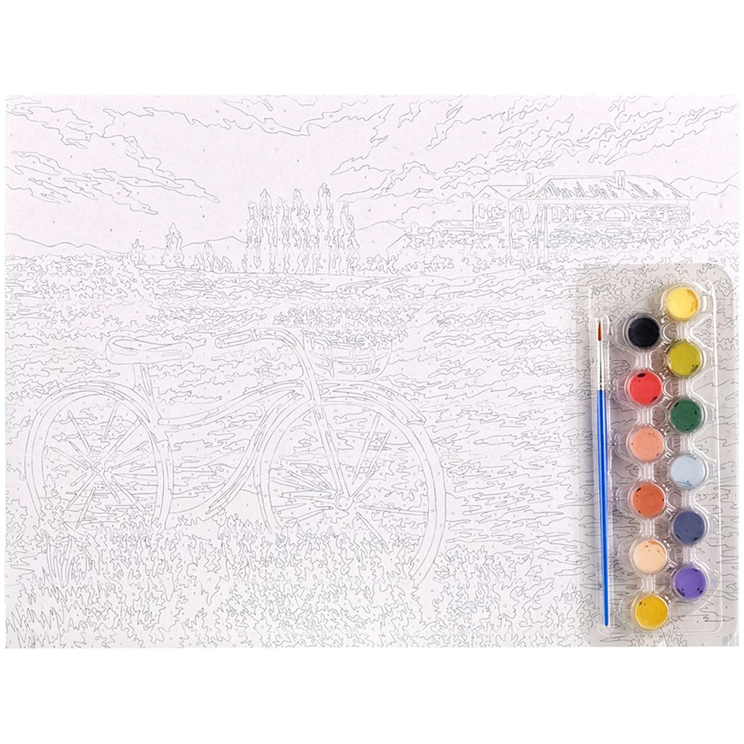 Картина по номерам Greenwich Line Летняя прогулка A3 с акриловыми красками  - фото 2
