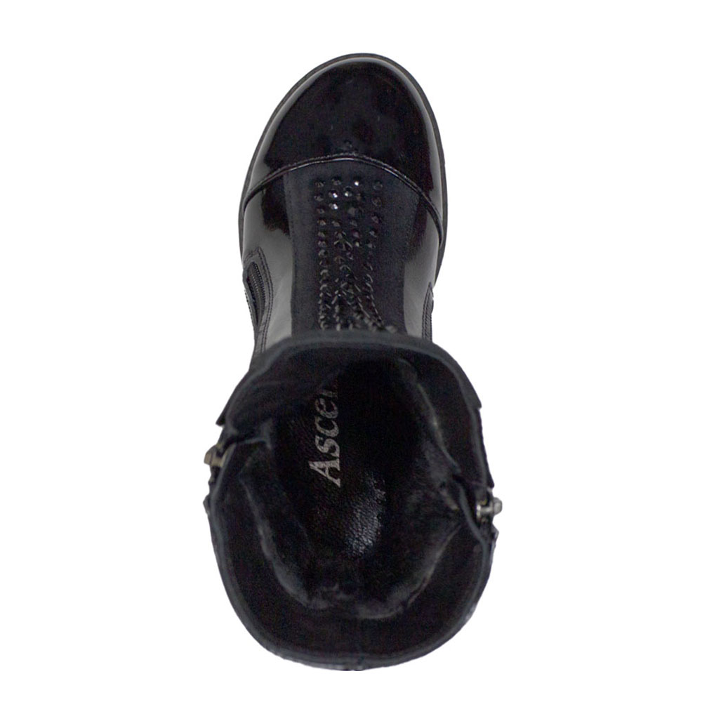 Ботинки BEST.A 571-2-SV Ascenzi Ботинки для девочки черный лак - фото 3