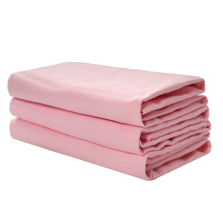 Пеленки фланелевые Mums Era для новорожденных 3 шт розовый