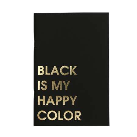 Тетрадь ArtFox с черными листами 15 листов Black is my happy color