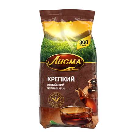 Чай черный Лисма Крепкий мелкий лист 300 гр