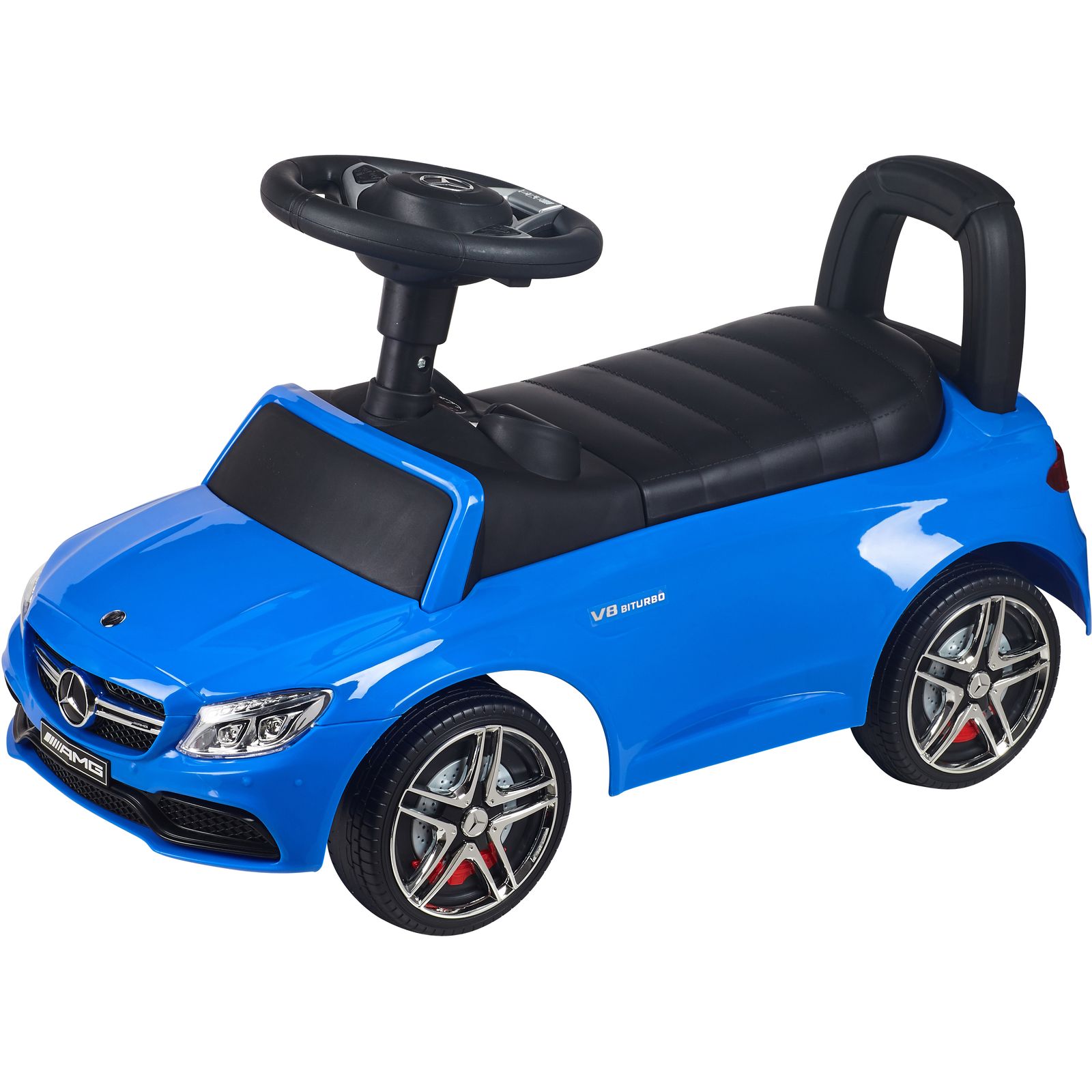 Каталка Sweet Baby Mercedes-Benz AMG C63 blue - фото 1