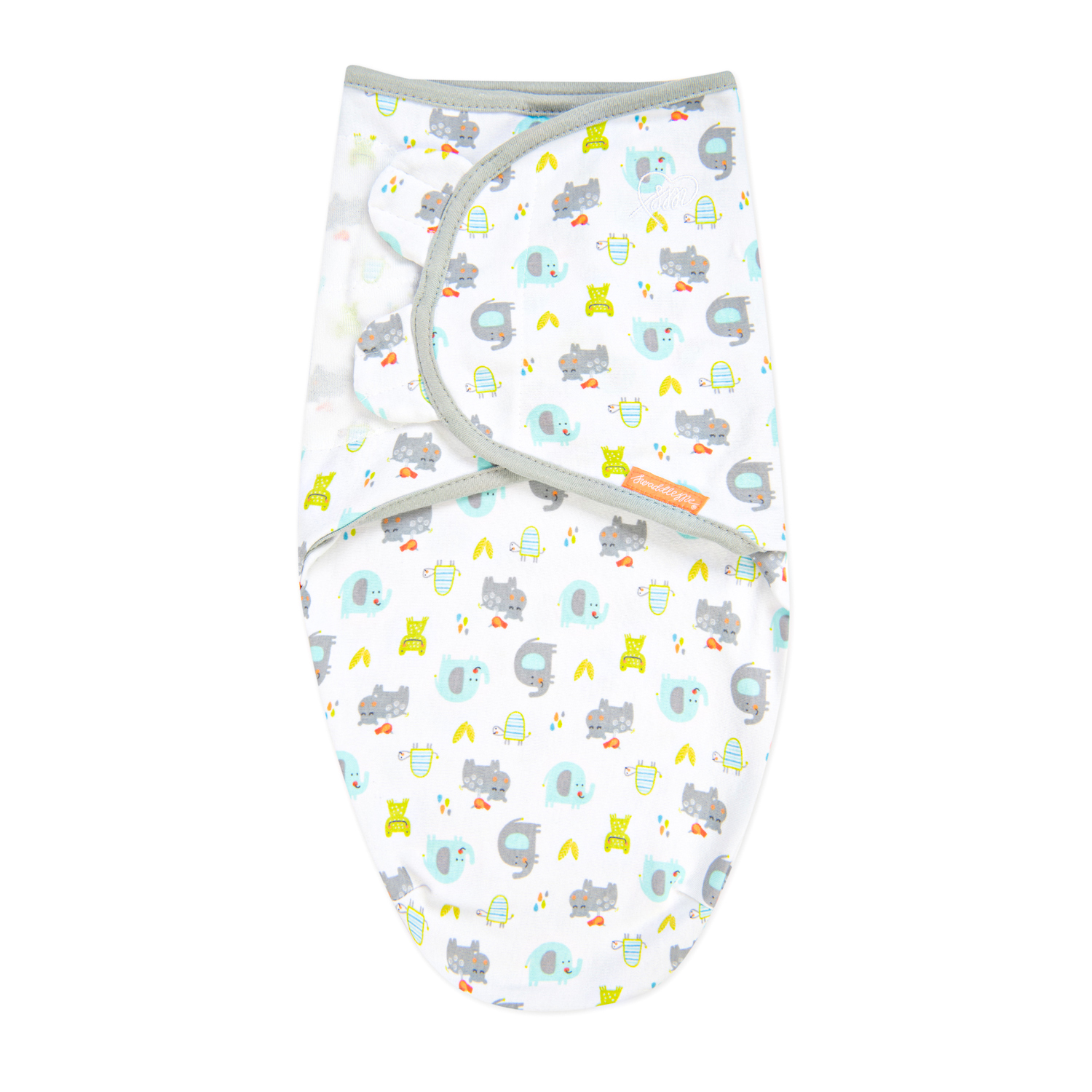 Конверт для пеленания Summer Infant SwaddleMe Сзверята на липучке S/M 59806 - фото 1