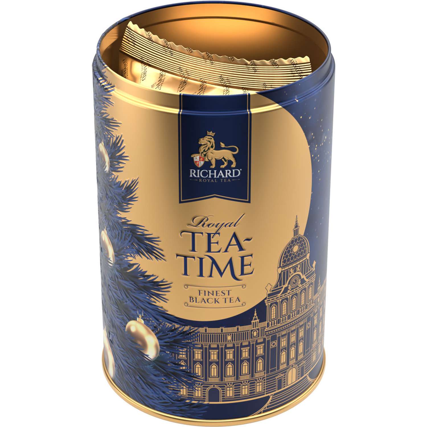 Чай подарочный Richard Royal Teatime чёрн лист 60г жесть - фото 4