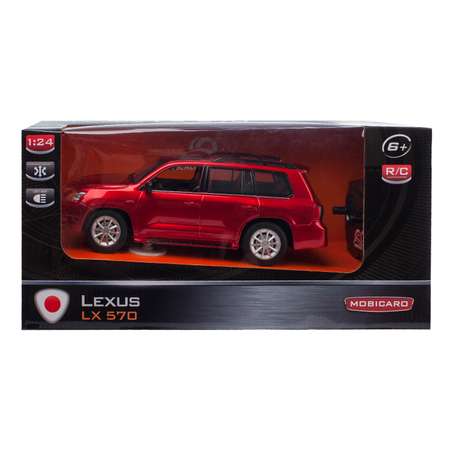 Машинка Mobicaro РУ 1:24 Lexus LX570 Бургунди