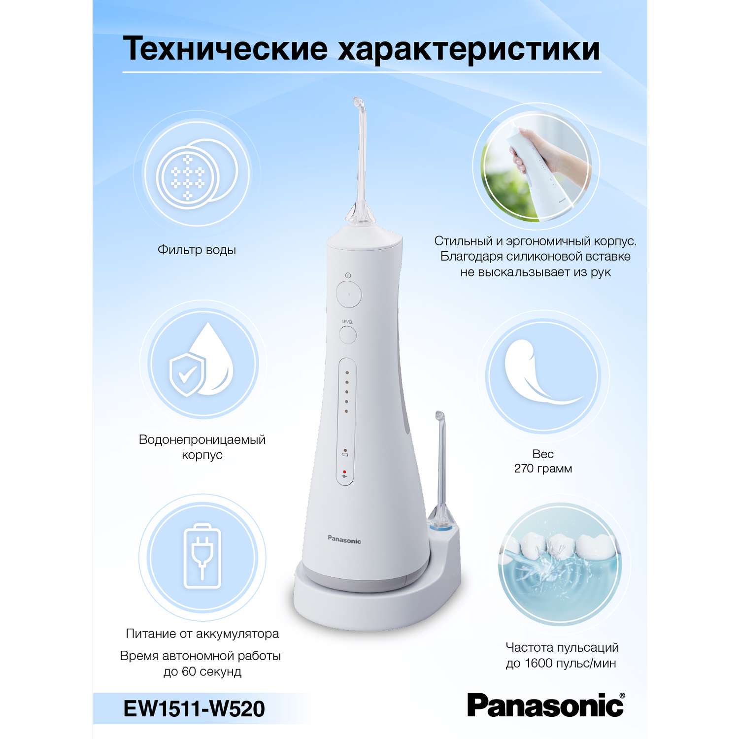 Ирригатор panasonic ew1511