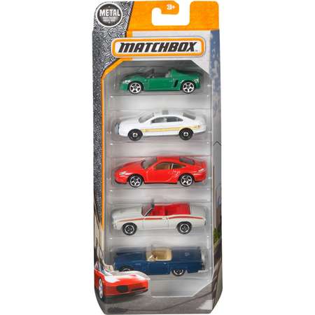 Набор машинок Matchbox Открытые автомобили DVL89