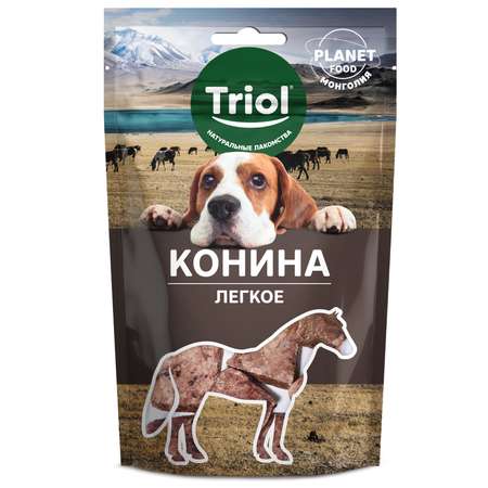 Лакомство для собак Triol 30г Planet food легкое конское