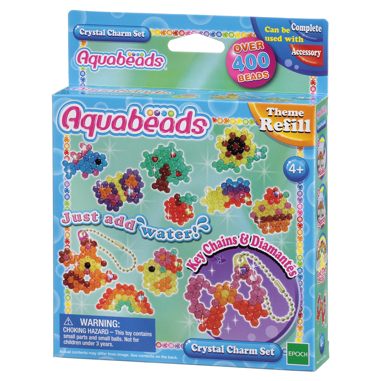 Тематический набор бусин Aquabeads Потрясающие брелочки - фото 5