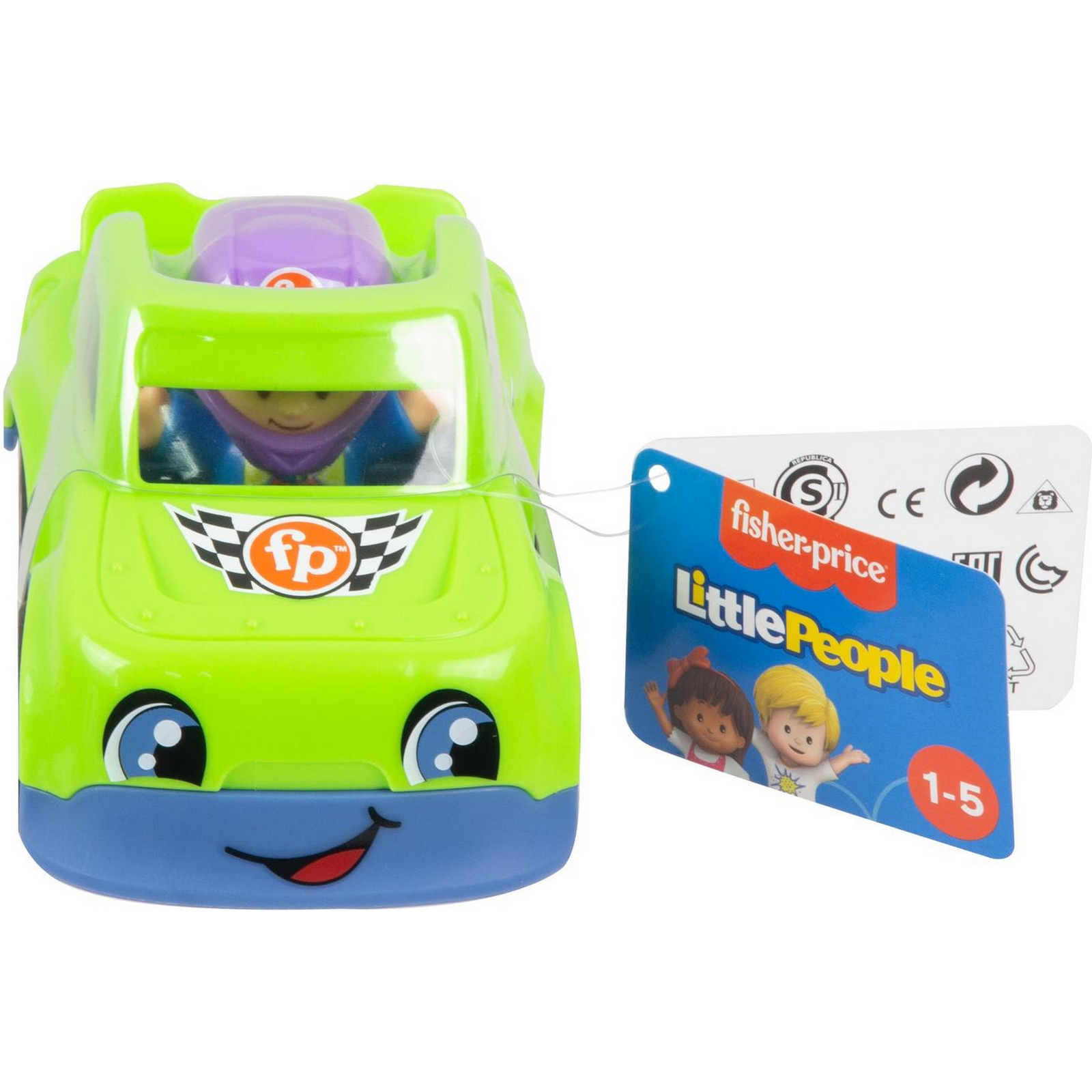 Игрушка Fisher Price Гоночный автомобиль с фигуркой GTT71 - фото 2