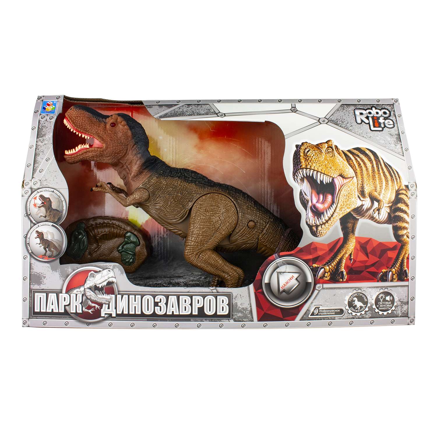 Игрушка 1TOY Динозавр Тираннозавр интерактивная Т16706 - фото 3