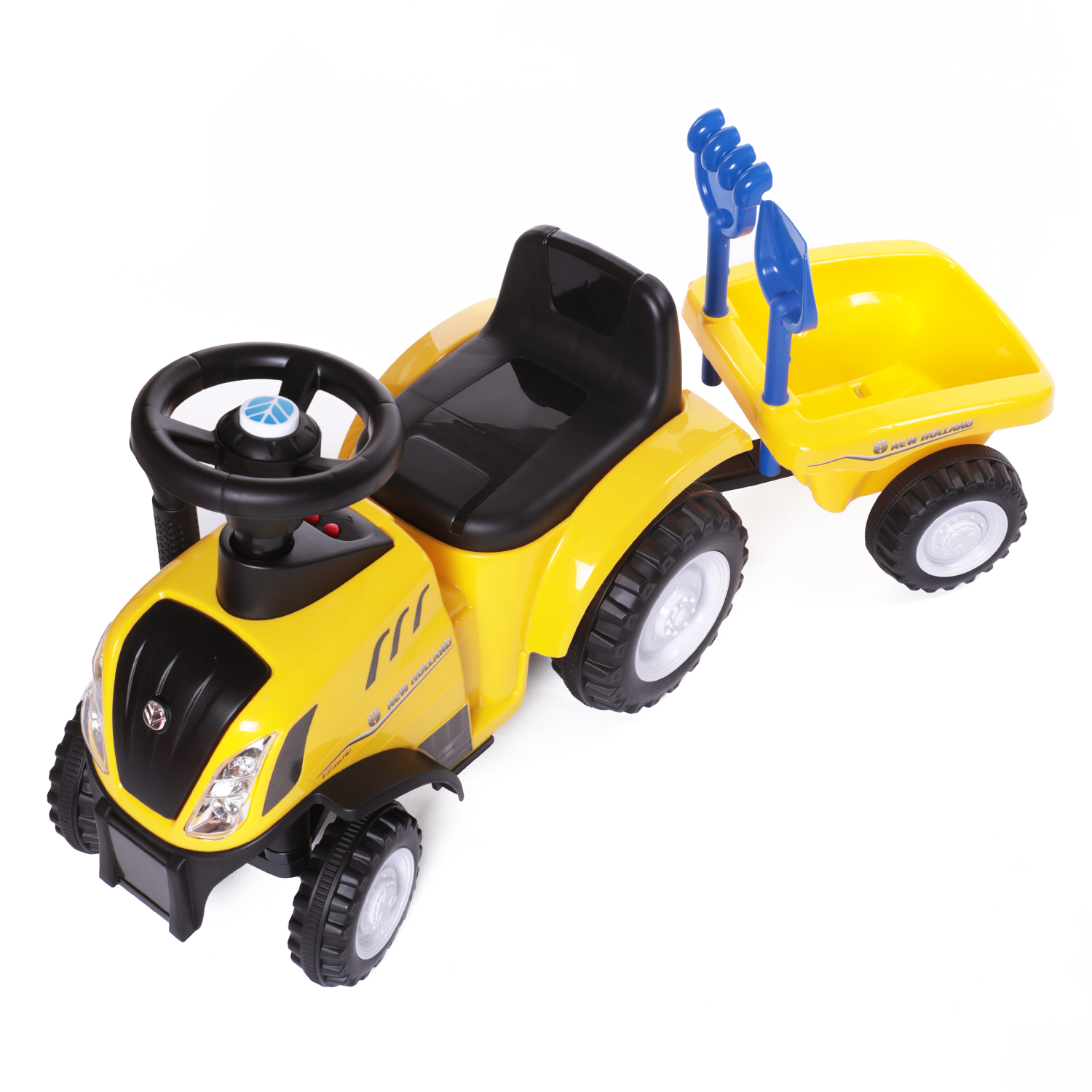 Каталка BabyCare Holland Tractor жёлтый - фото 14