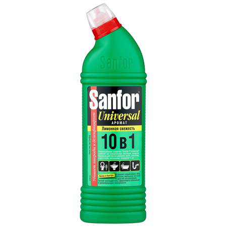 Чистящее средство Sanfor Universal 10в1 Лимонная свежесть 750г