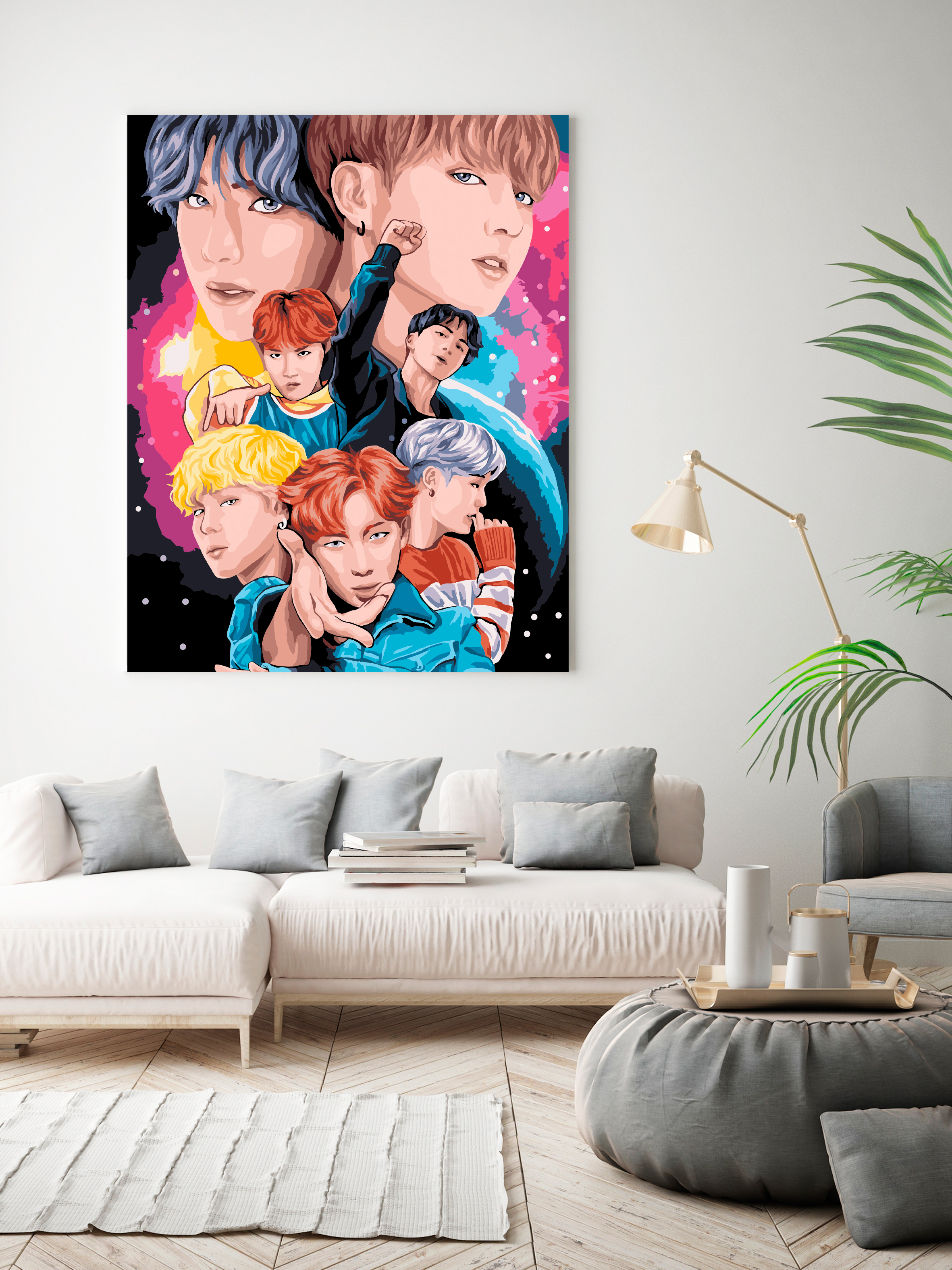 Картина по номерам Art sensation холст на подрамнике 40х50 см Stray Kids арт - фото 3