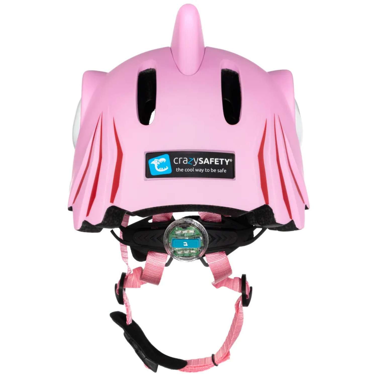 Шлем защитный Crazy Safety Pink shark с механизмом регулировки размера 49-55 см - фото 2