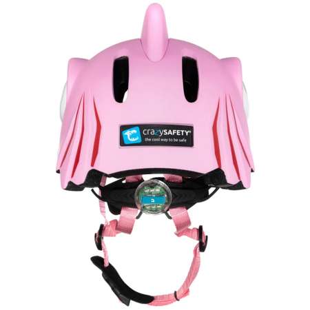 Шлем защитный Crazy Safety Pink shark с механизмом регулировки размера 49-55 см