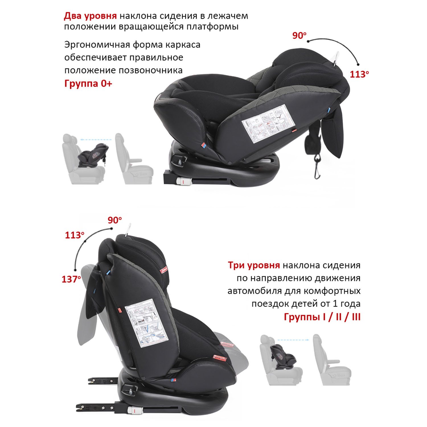 Автокресло BabyCare Shelter ISOFIX карбон черный - фото 5