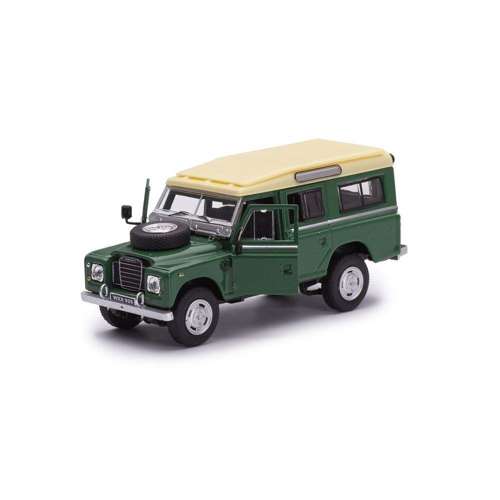 Внедорожник CARARAMA Land Rover 1:43 без механизмов зеленый 7866 - фото 3