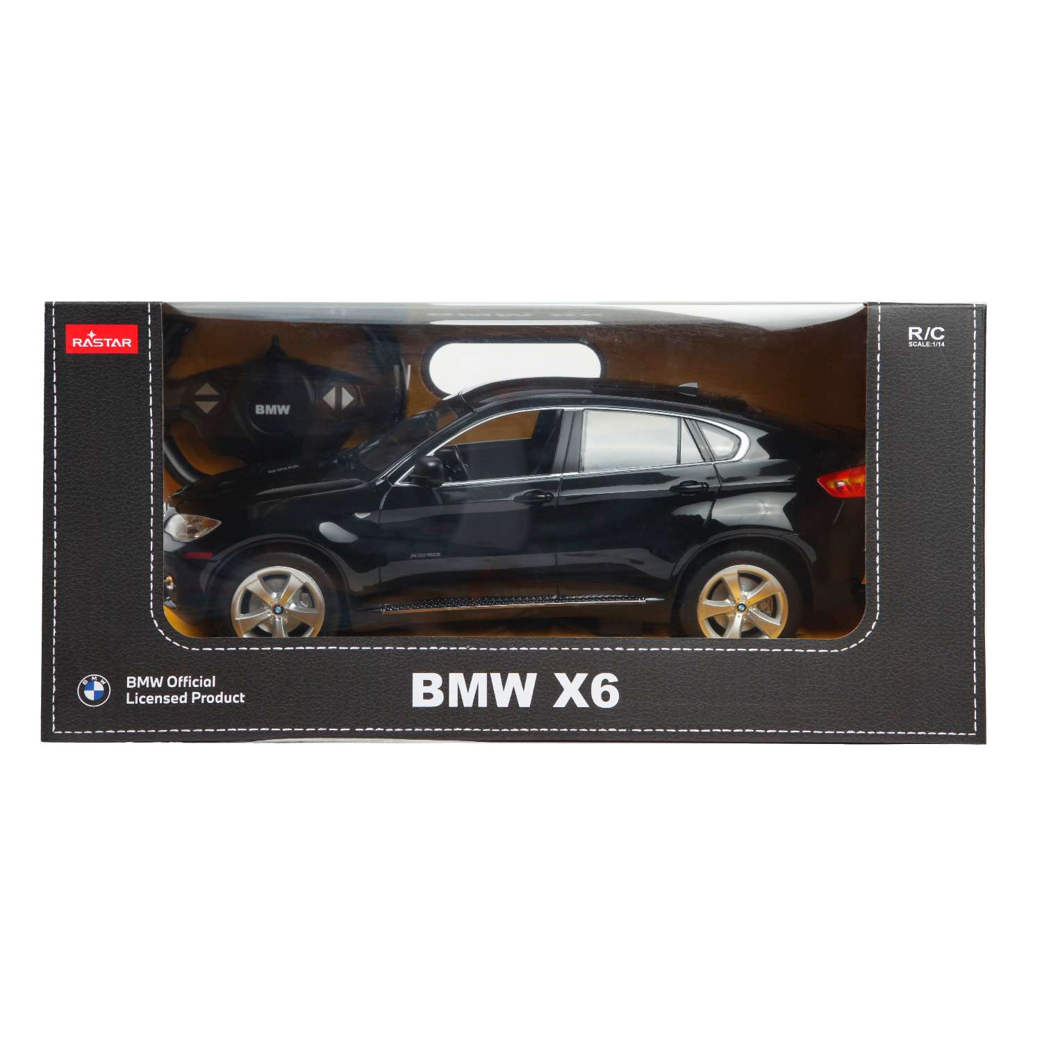 Машина Rastar РУ 1:14 BMW X6 Черная 31400 Rastar - фото 2