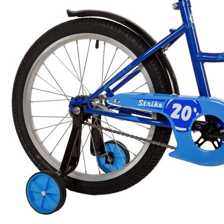 Велосипед 20 синий. NOVATRACK STRIKE