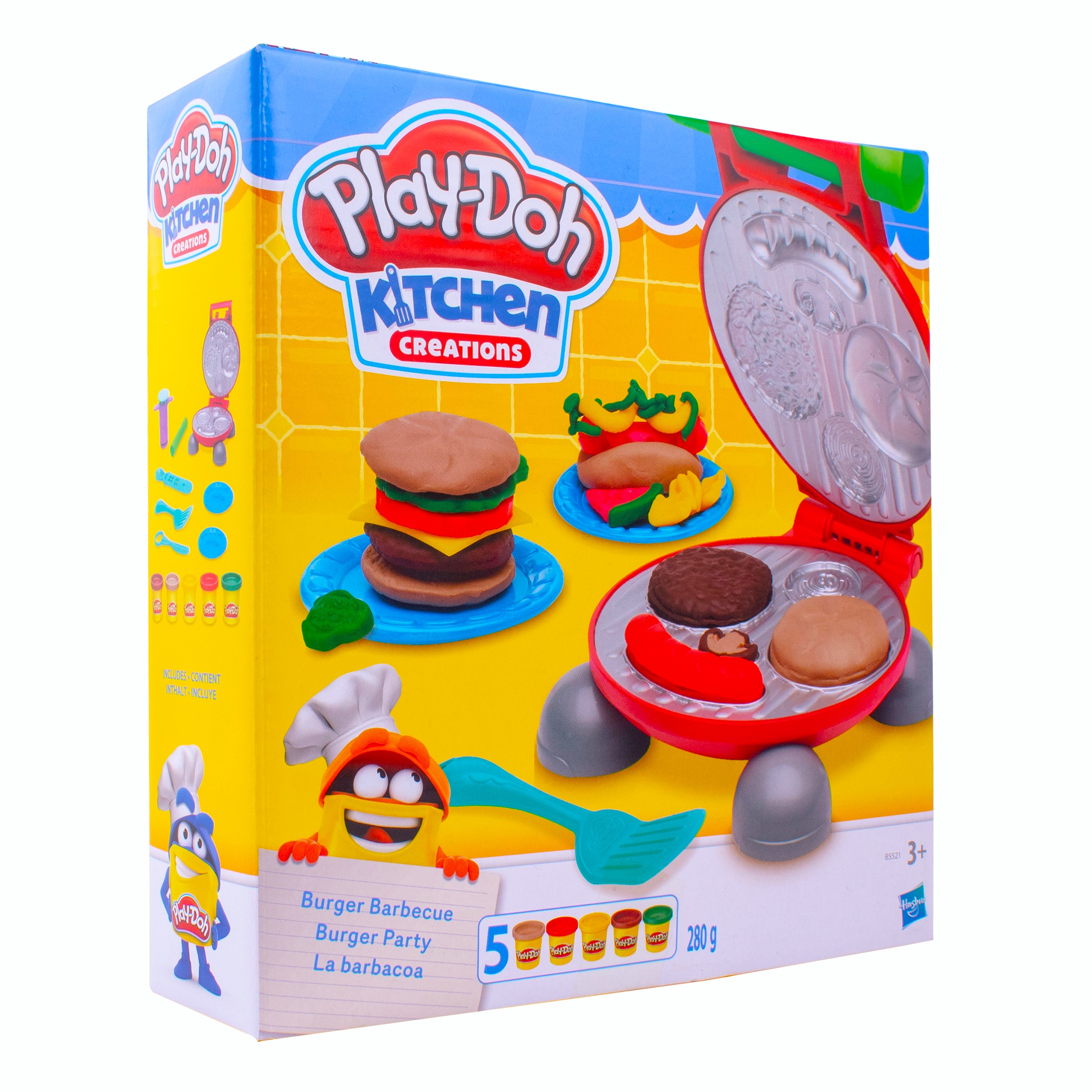 Набор для лепки Hasbro Play-Doh Бургер-гриль - фото 5