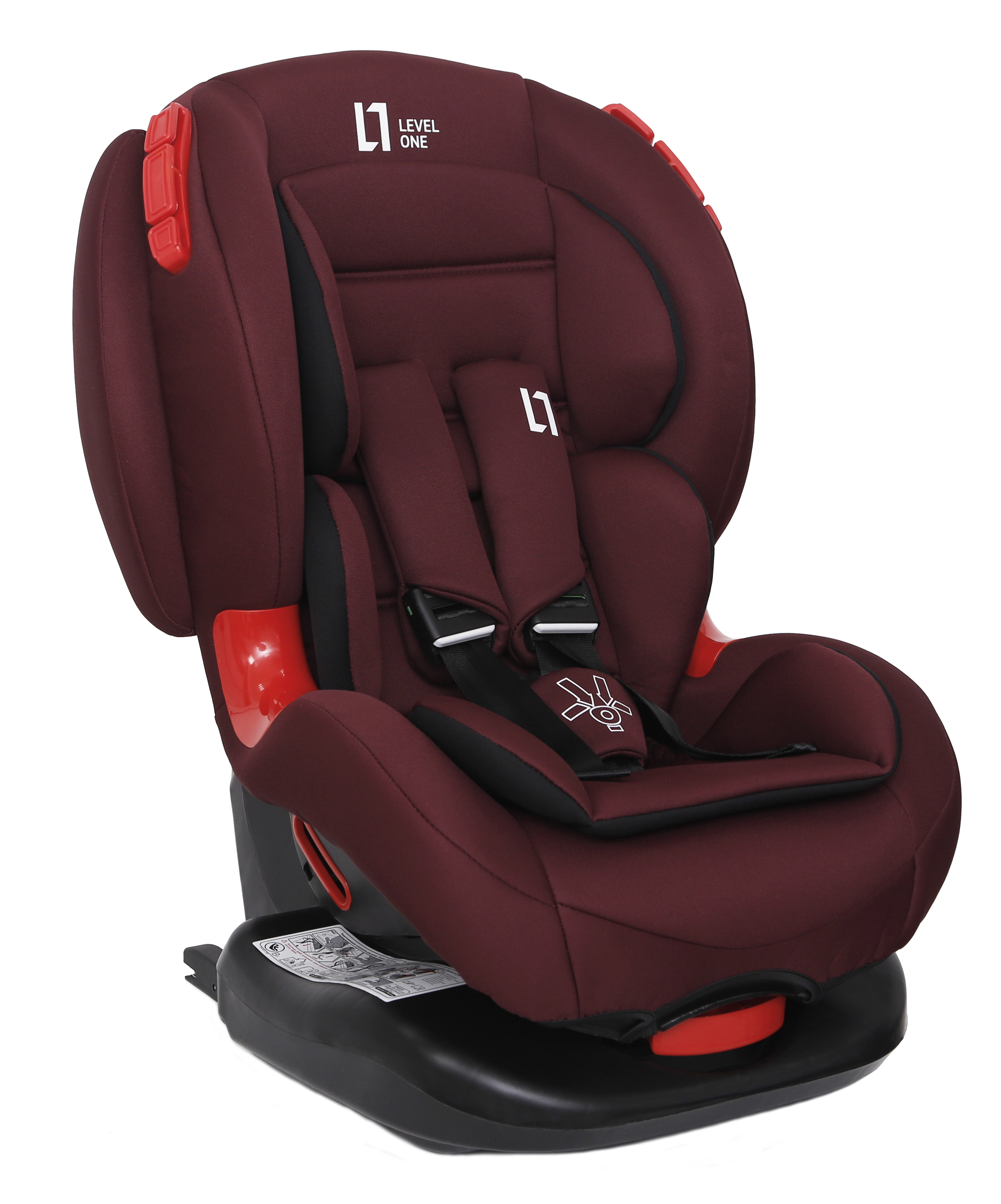 Детское автокресло Еду-Еду KS 527 ISOFIX гр.I/II серия Level One bordo - фото 3