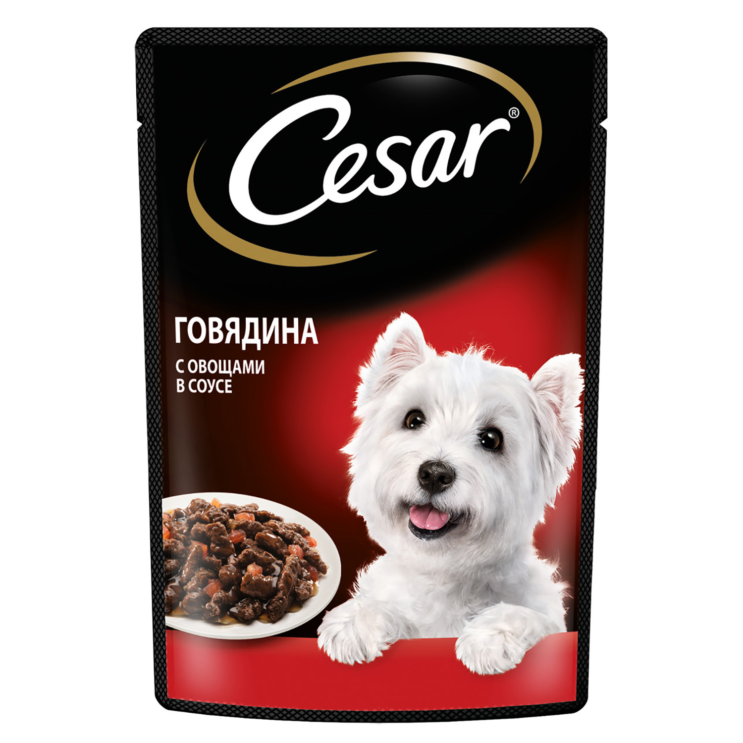 Влажный корм для собак Cesar 0.085 кг говядина (полнорационный) - фото 1