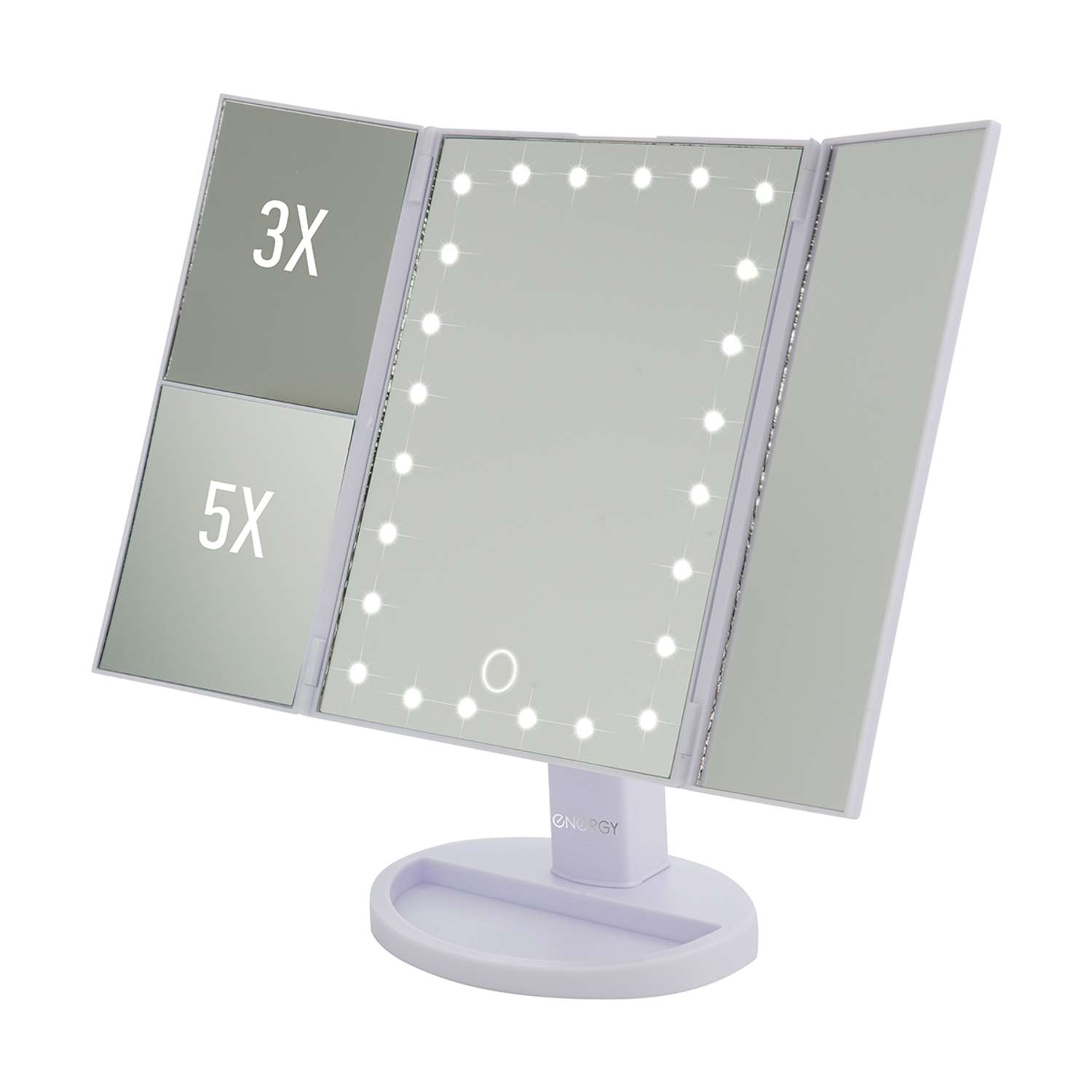 Зеркало косметическое Energy трехстворчатое EN-799Т LED подсветка - фото 1