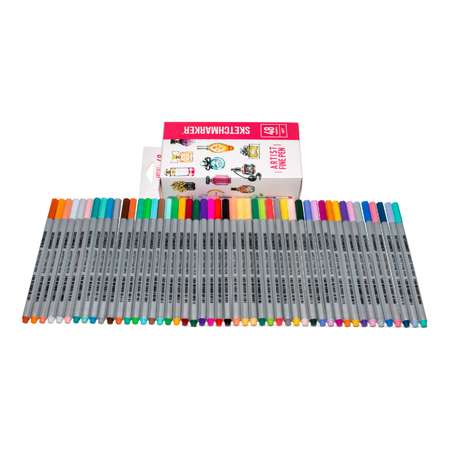 Набор капиллярных ручек SKETCHMARKER Artist fine pen Basic 48 цветов