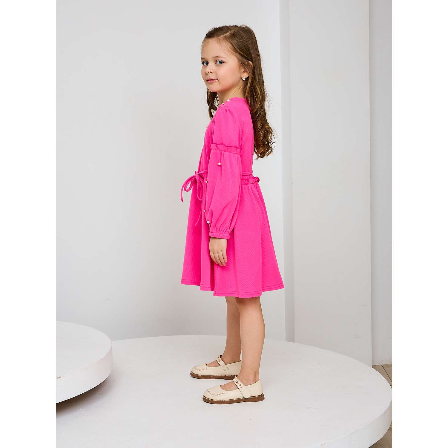 Платье Mil Art kids 1902201534DRESS-BUSINA-PINK - фото 6