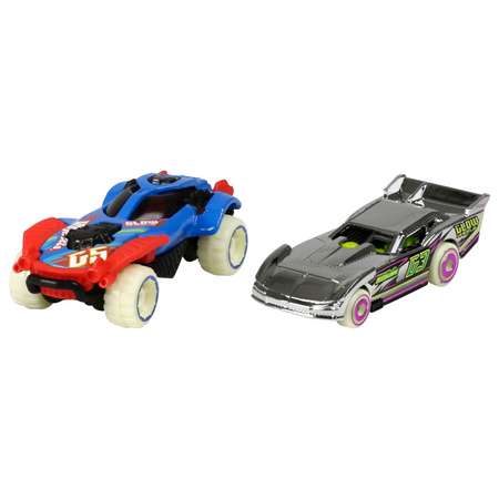 Набор машинок Hot Wheels Глоу Вилс масштабные 2шт GLP73