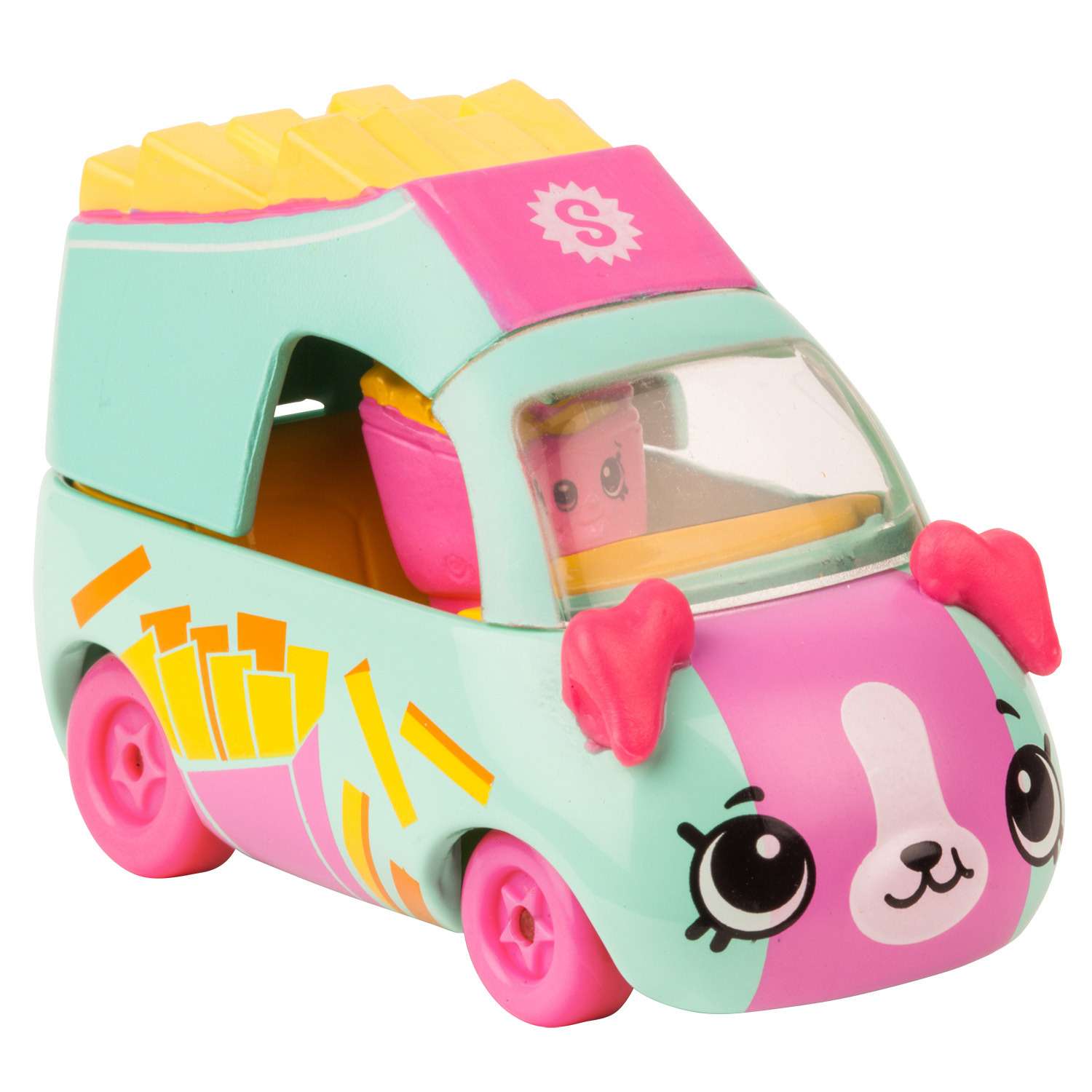 Машинки Cutie Cars 3шт +мини-фигурки Shopkins S3 Вкусный перекус 57139 - фото 9