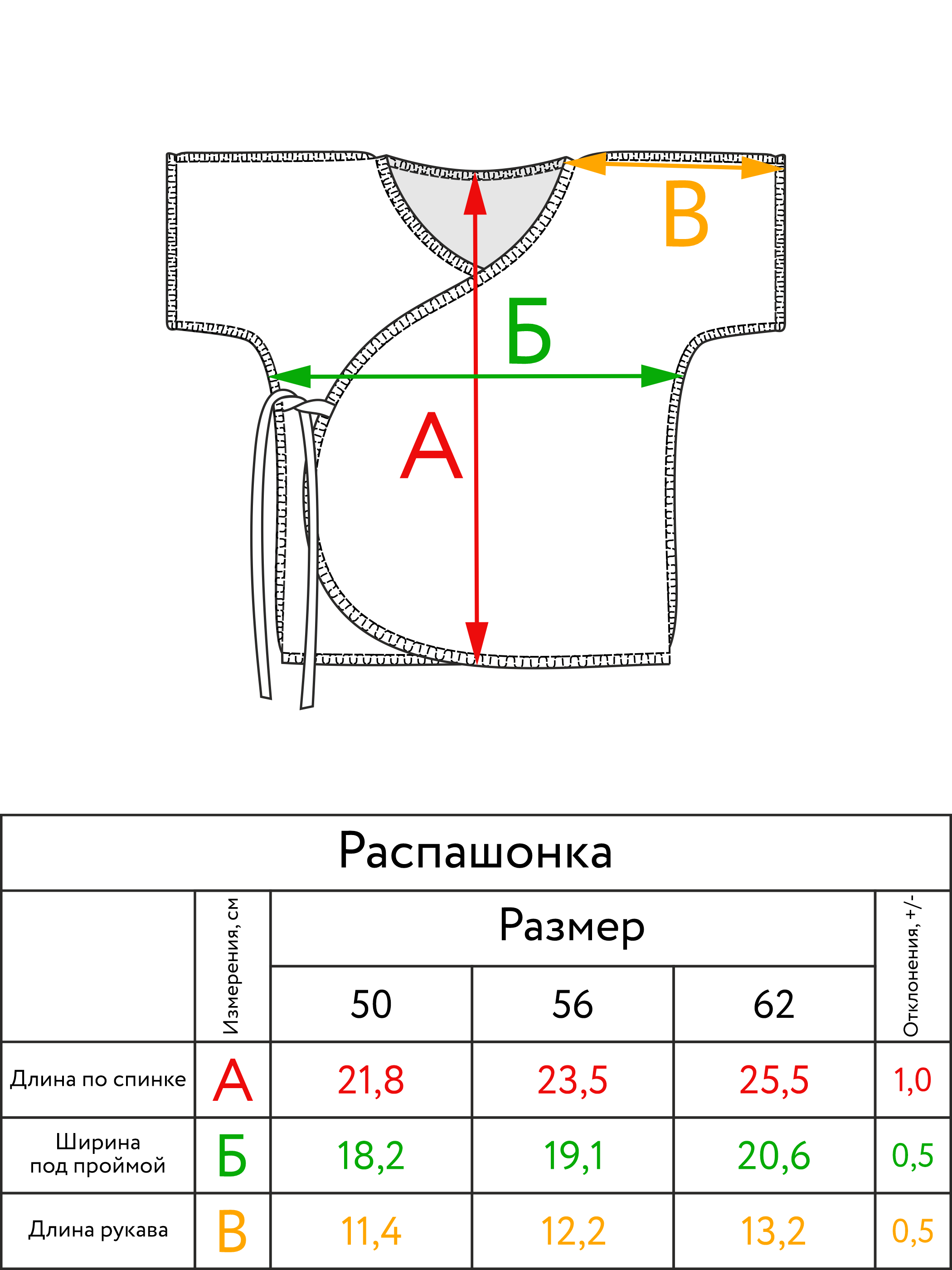 Распашонка Фабрика Бамбук E011002K/000G - фото 2