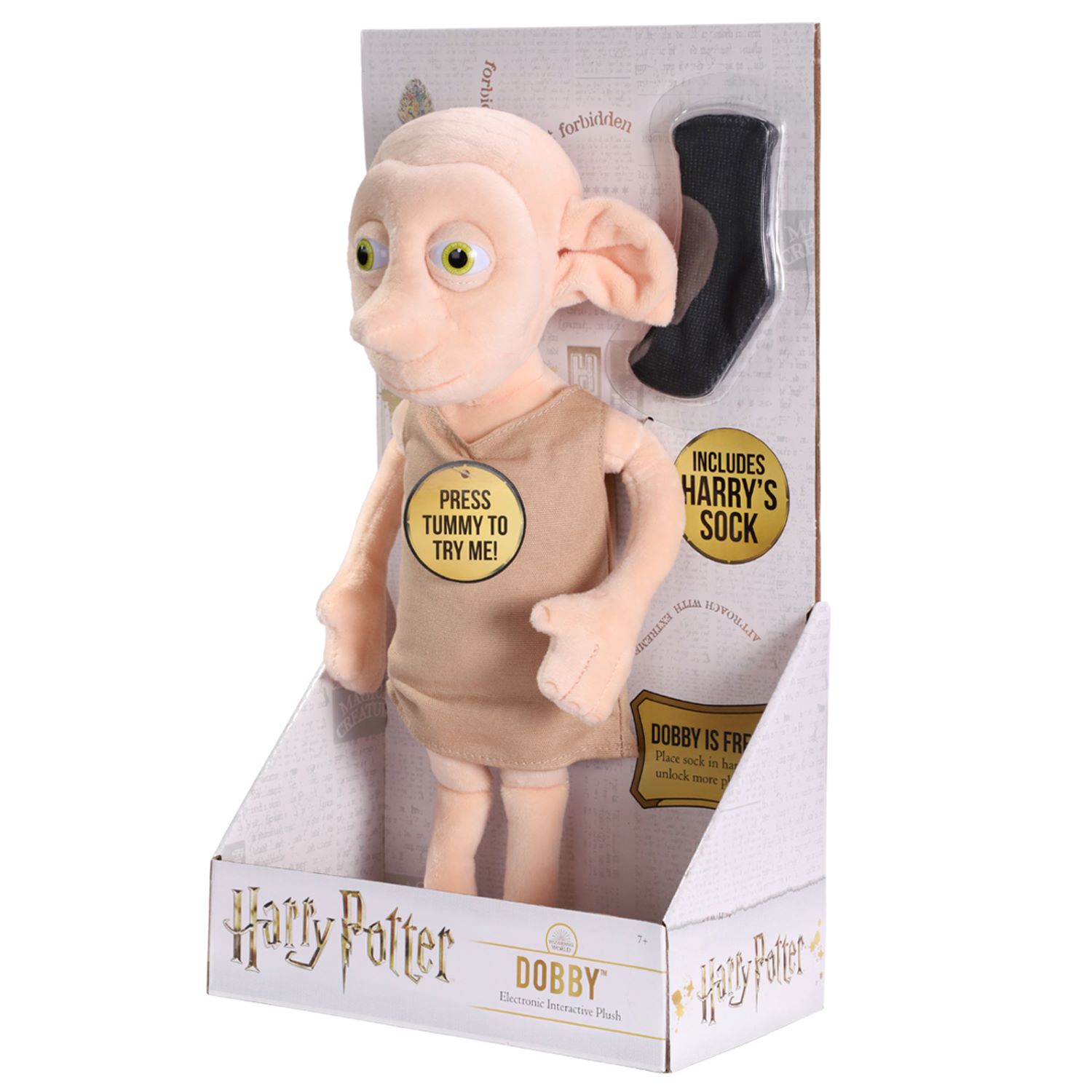 Мягкая игрушка Harry Potter Эльф Добби 32 см - со звуком купить по цене  4599 ₽ в интернет-магазине Детский мир