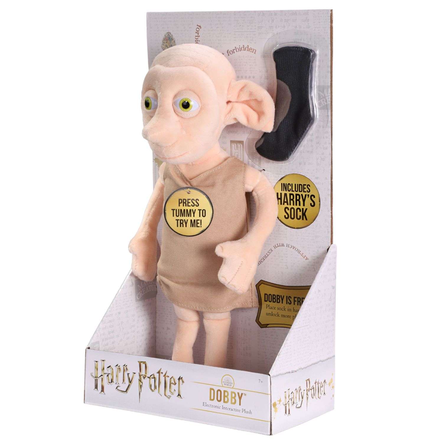 Мягкая игрушка Harry Potter Эльф Добби 32 см - со звуком - фото 2