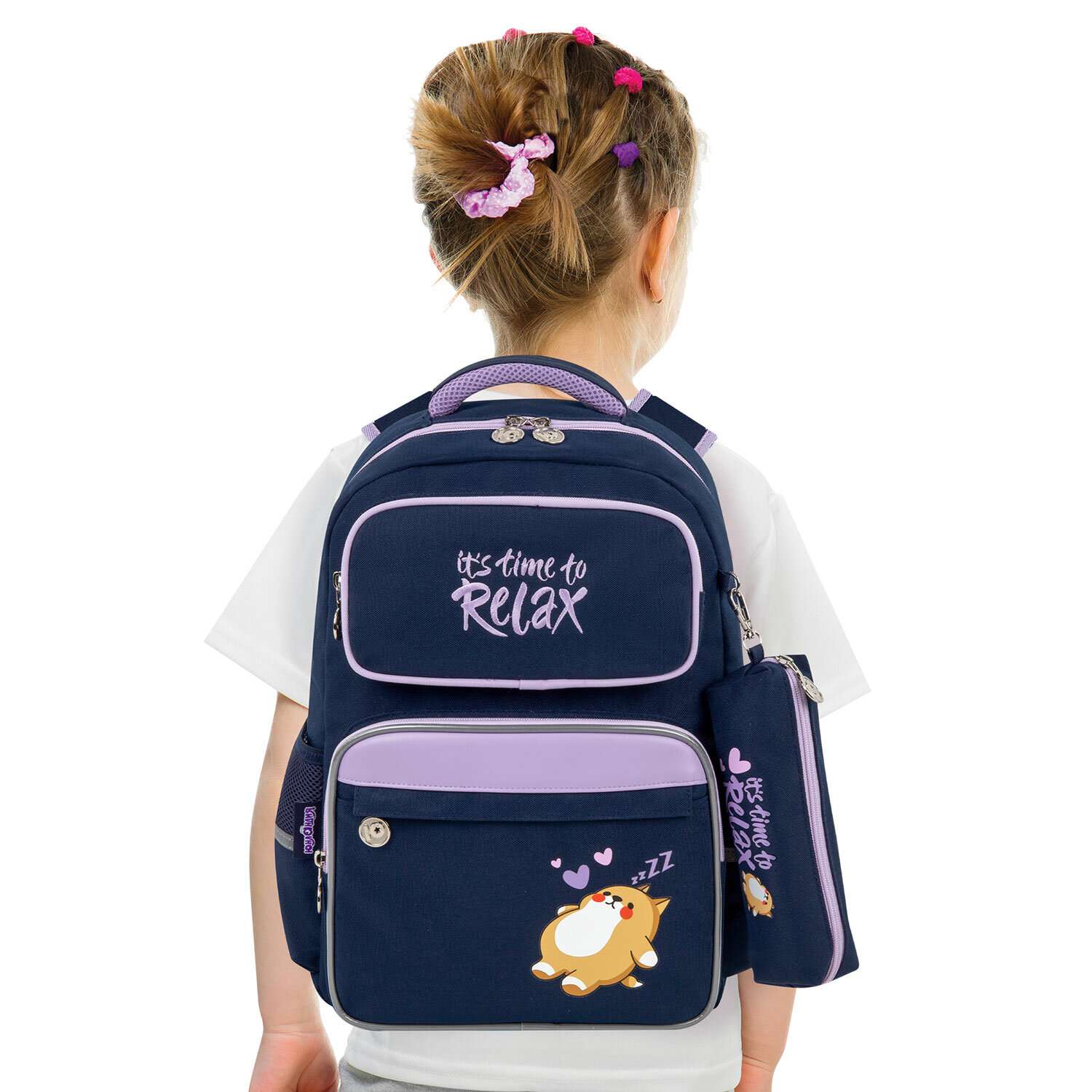 Рюкзак школьный Юнландия для девочки детский в школу - фото 2