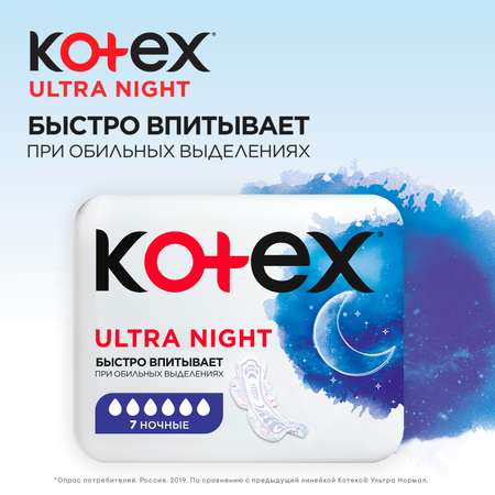 Прокладки Kotex Ultra Ночные 24шт