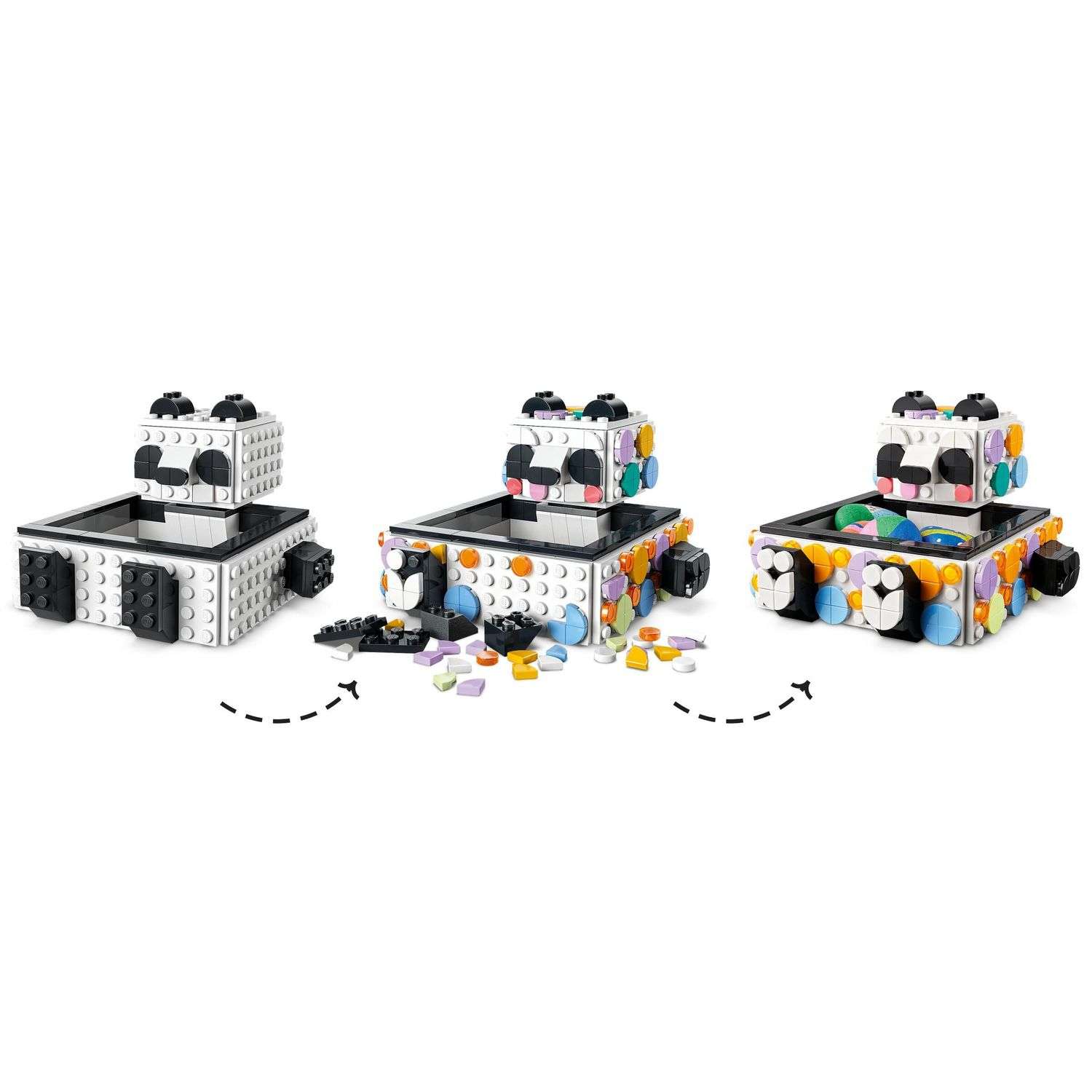 Конструктор LEGO Dots Cute Panda Tray 41959 - фото 3