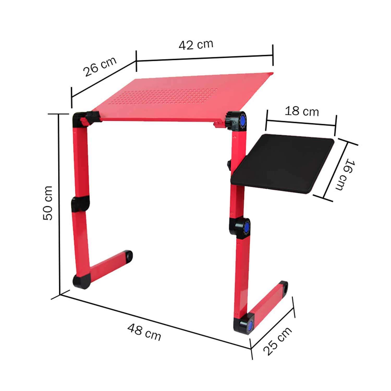 Стол для ноутбука SOKOLTEC раскладной красный - фото 2