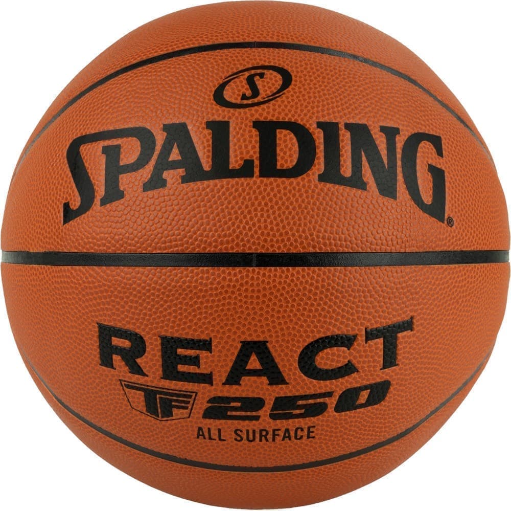 Баскетбольный мяч SPALDING Spalding react tf 250 Fiba sz6 - фото 4