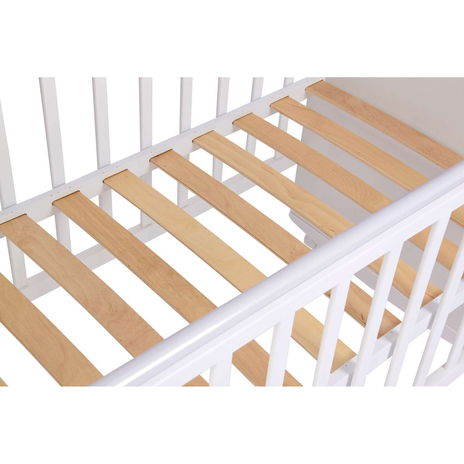 Детская кроватка Фея прямоугольная, без маятника (белый) - фото 16