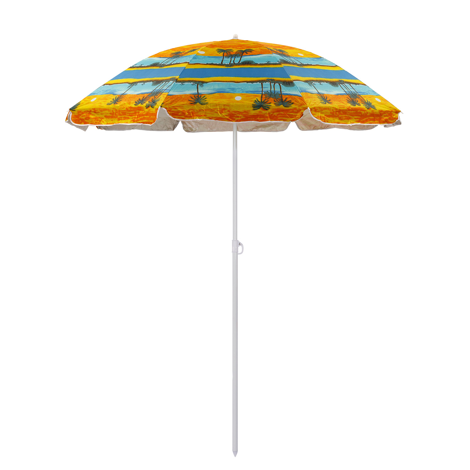 Зонт пляжный BABY STYLE большой от солнца садовый дачный 1.85 м Песчаный пляж - фото 2