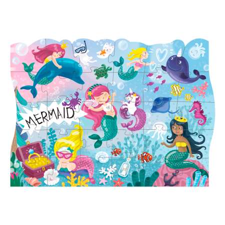 Пазл Dodo Подводная вечеринка - Undersea party / Mermaid 30 элементов