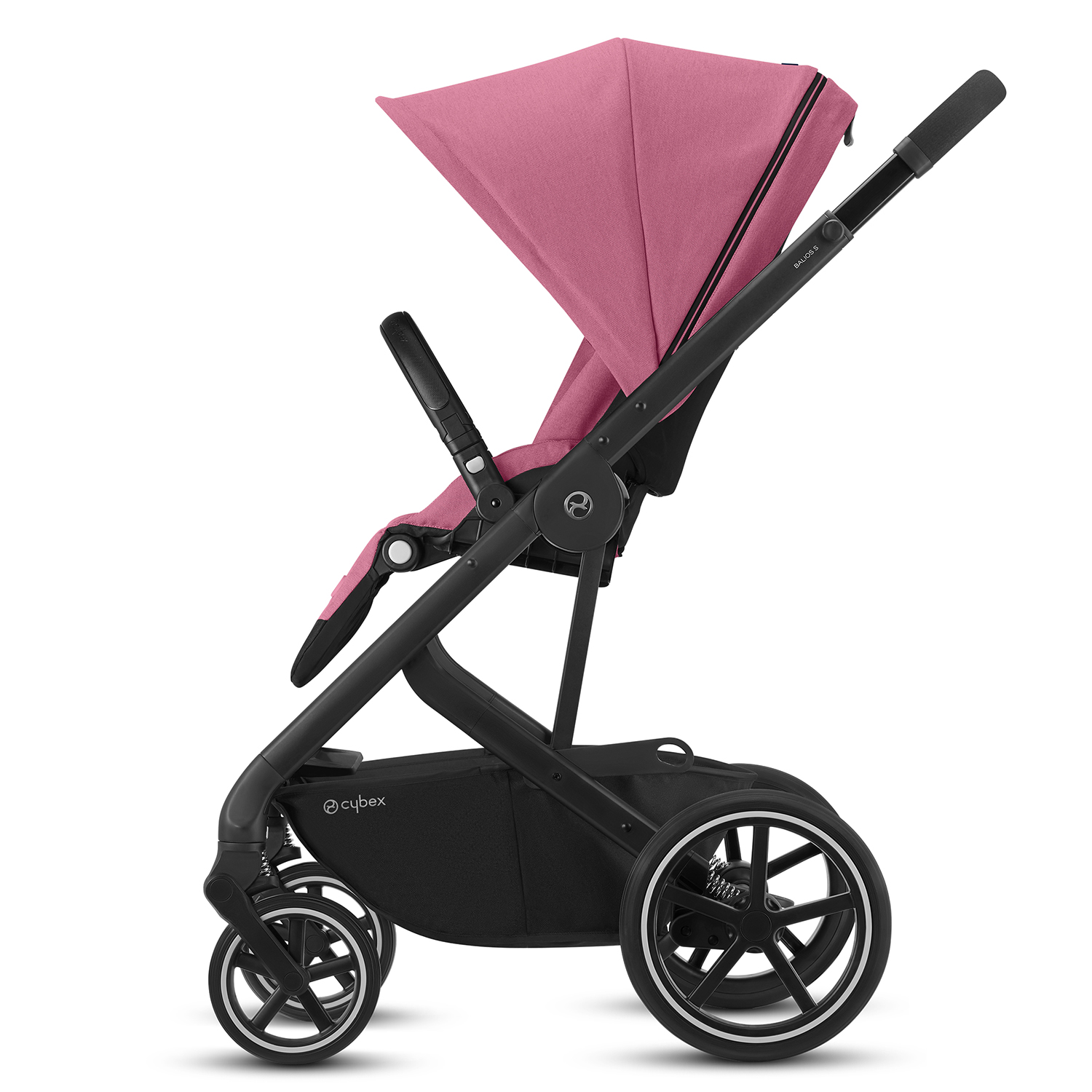 Коляска Cybex Balios S Lux BLK Magnolia Pink - фото 2