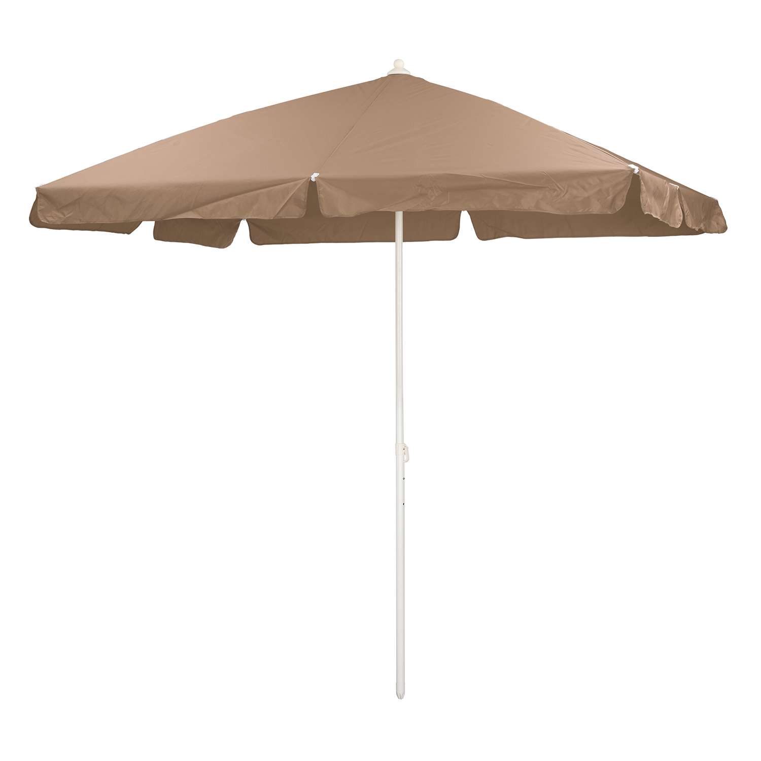 Зонт пляжный BABY STYLE большой 1.75х2.4 м Oxford прямоуголный бежевый - фото 1