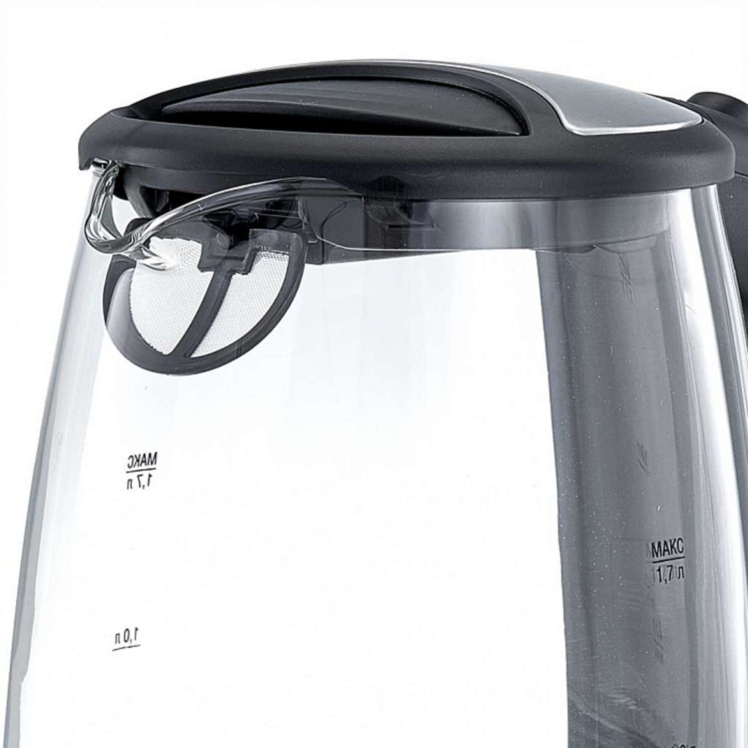 Электрический чайник Delta Lux DL-1204В корпус из жаропрочного стекла чёрный 2200 Вт - фото 2