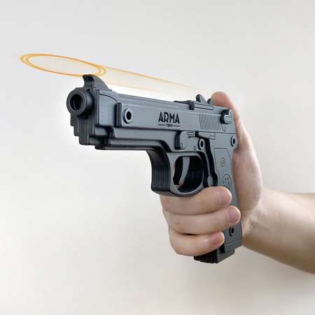 Резинкострел Arma.toys Деревянный игрушечный пистолет Беретта