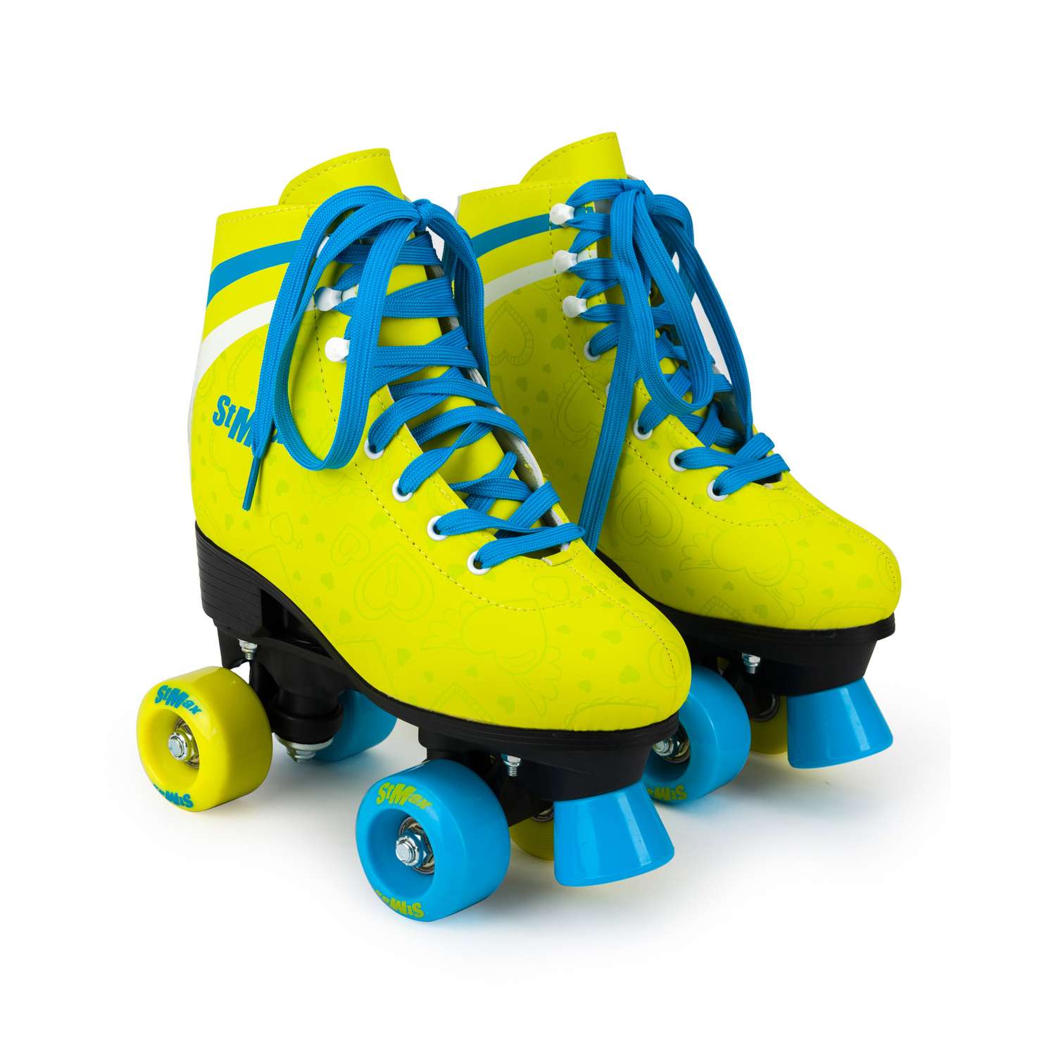 Роликовые коньки SXRide Roller skate YXSKT04LEM цвет лимонный размер 31-34 - фото 1